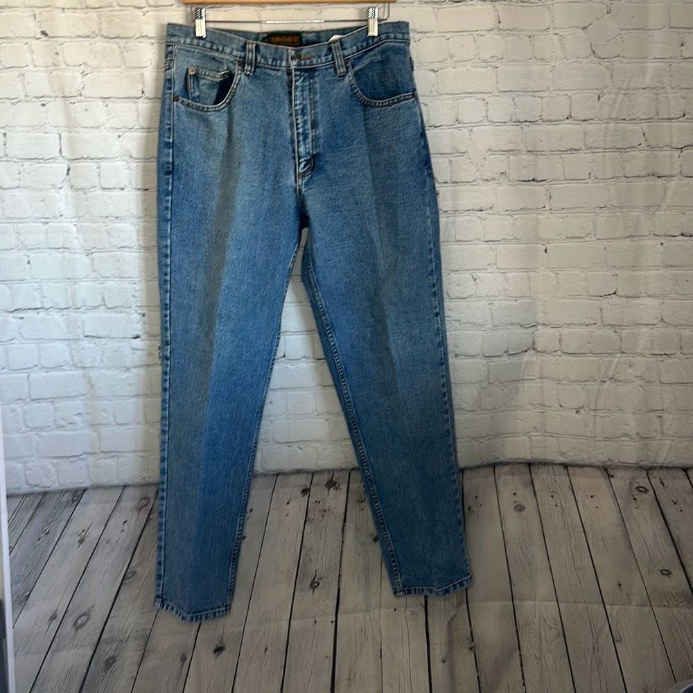 Vintage Timberland Weathergear Jeans size 34 90s 100% Cotton Summer 1998‎
